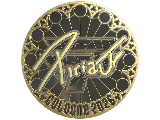 Sticker | piriajr (Gold) | Cologne 2026
