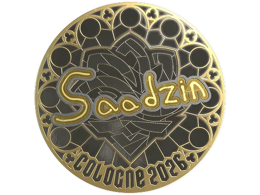 Sticker Slab | saadzin (Gold) | Cologne 2026