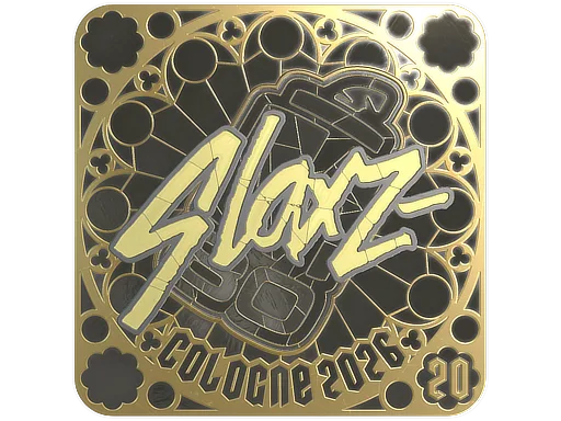 Sticker Slab | slaxz- (Gold, Ranked) | Cologne 2026