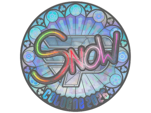 Sticker Slab | snow (Holo) | Cologne 2026