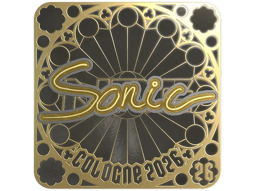 Sticker Slab | Sonic (Gold, Ranked) | Cologne 2026