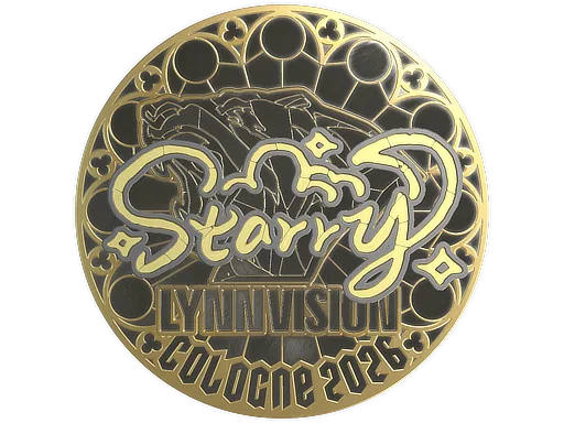 Sticker | Starry (Gold) | Cologne 2026