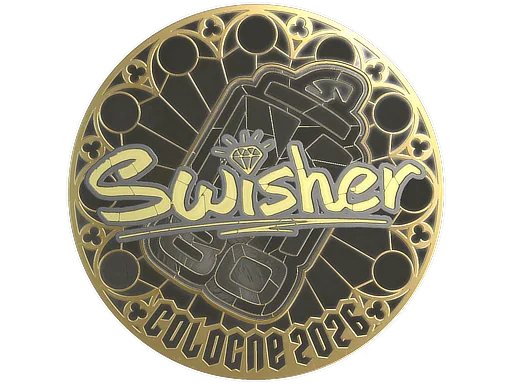 Sticker | Swisher (Gold) | Cologne 2026