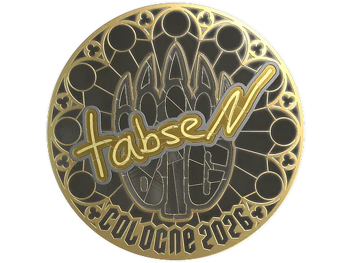 Sticker | tabseN (Gold) | Cologne 2026