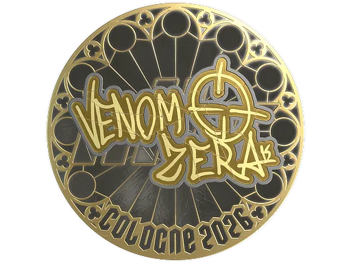 Sticker | venomzera (Gold) | Cologne 2026