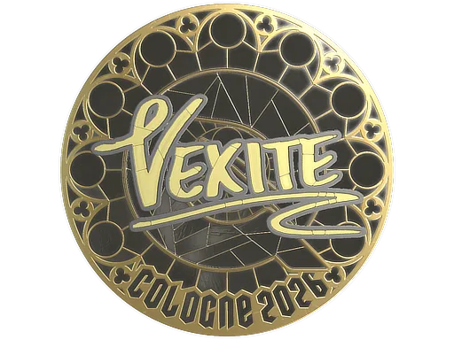 Sticker | vexite (Gold) | Cologne 2026
