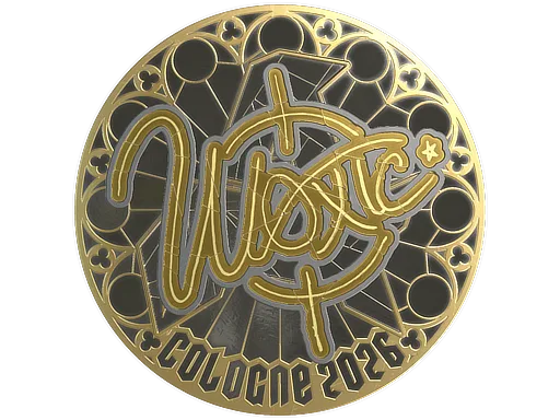 Sticker | woxic (Gold) | Cologne 2026