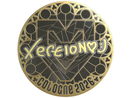 Sticker | xertioN (Gold) | Cologne 2026