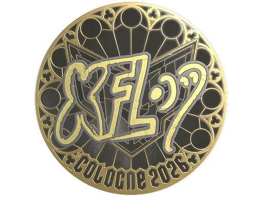 Sticker | xfl0ud (Gold) | Cologne 2026