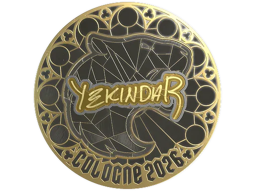 Sticker | YEKINDAR (Gold) | Cologne 2026