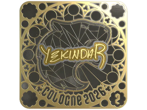 Sticker Slab | YEKINDAR (Gold, Ranked) | Cologne 2026