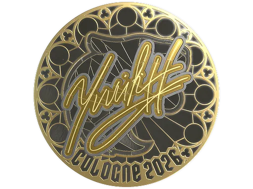 Sticker | yuurih (Gold) | Cologne 2026