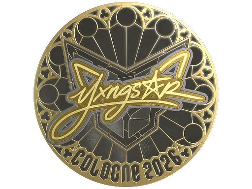 Sticker | yxngstxr (Gold) | Cologne 2026