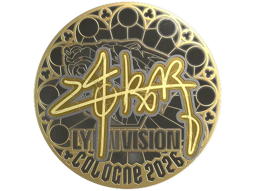 Sticker | z4KR (Gold) | Cologne 2026