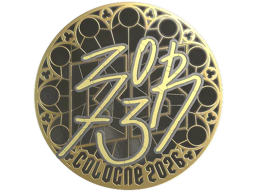 Sticker | zorte (Gold) | Cologne 2026