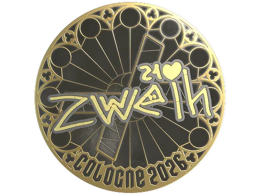 Sticker | zweih (Gold) | Cologne 2026