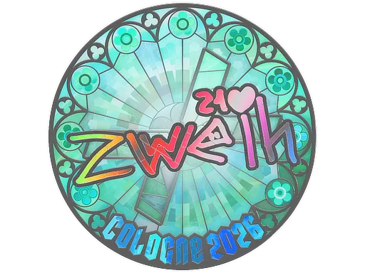 Sticker Slab | zweih (Holo) | Cologne 2026