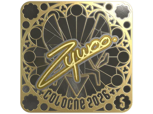 Sticker Slab | ZywOo (Gold, Ranked) | Cologne 2026