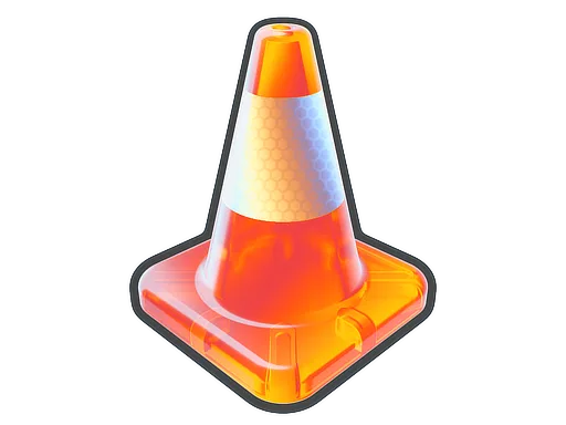 Sticker Slab | Cone Zone (Holo)