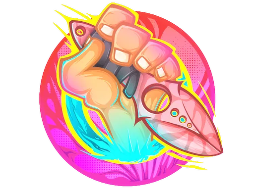 Sticker | Skelly Stabby
