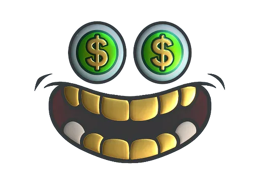 Sticker | Gold Teef (Foil)