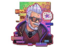 Sticker | Cyber Romanov (Holo)