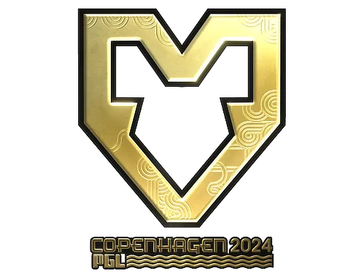 Sticker Slab | MOUZ (Gold) | Copenhagen 2024