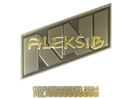 Sticker Slab | Aleksib (Gold) | Copenhagen 2024