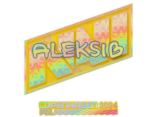 Sticker Slab | Aleksib (Holo) | Copenhagen 2024