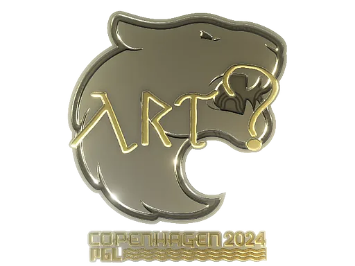 Sticker | arT (Gold) | Copenhagen 2024