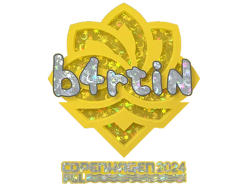 Sticker | b4rtiN (Glitter) | Copenhagen 2024
