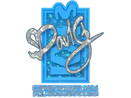 Sticker | dav1g (Glitter) | Copenhagen 2024
