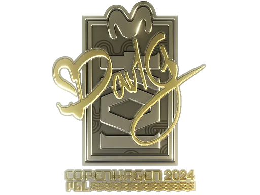 Sticker | dav1g (Gold) | Copenhagen 2024