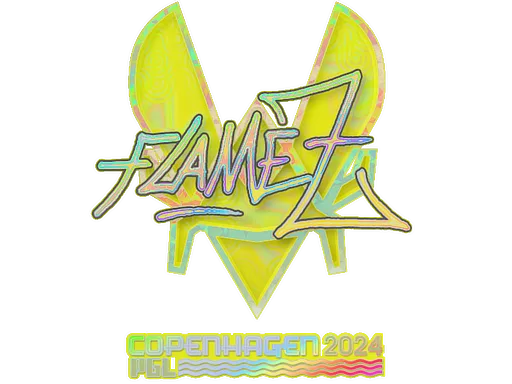 Sticker Slab | FlameZ (Holo) | Copenhagen 2024