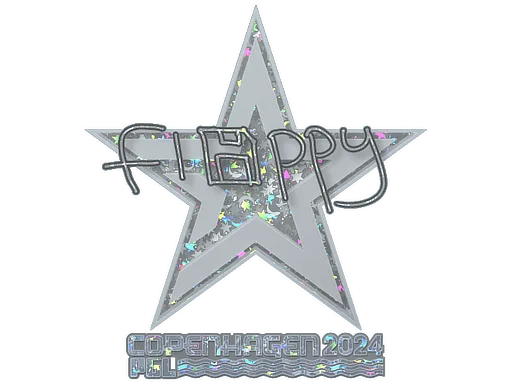 Sticker Slab | floppy (Glitter) | Copenhagen 2024
