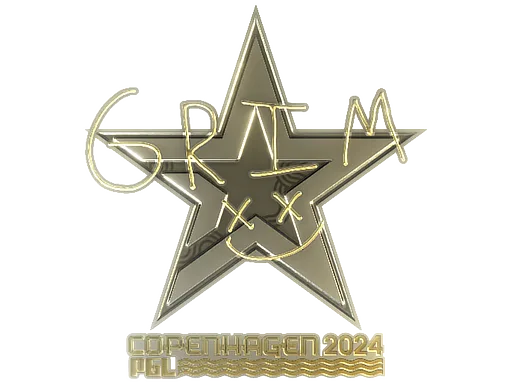 Sticker Slab | Grim (Gold) | Copenhagen 2024