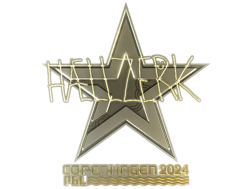 Sticker | hallzerk (Gold) | Copenhagen 2024