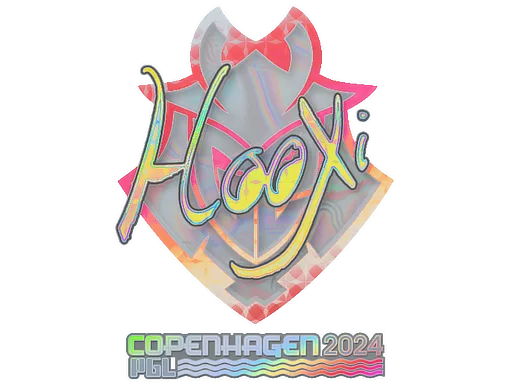 Sticker Slab | HooXi (Holo) | Copenhagen 2024