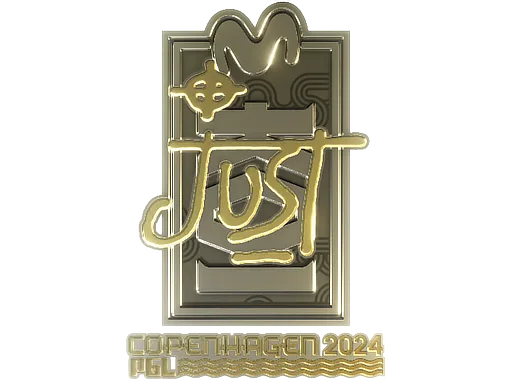 Sticker | JUST (Gold) | Copenhagen 2024
