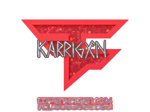Sticker Slab | karrigan (Glitter) | Copenhagen 2024