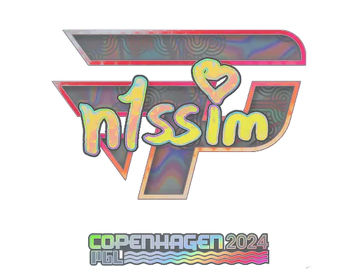 Sticker | n1ssim (Holo) | Copenhagen 2024