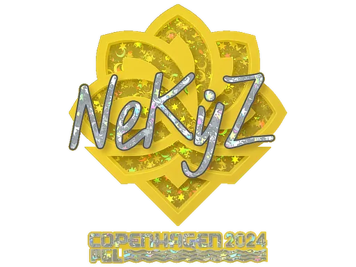 Sticker | NEKiZ (Glitter) | Copenhagen 2024