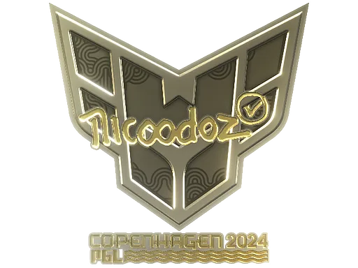 Sticker | nicoodoz (Gold) | Copenhagen 2024