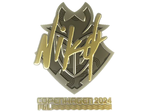 Sticker Slab | NiKo (Gold) | Copenhagen 2024