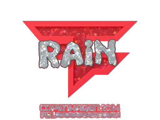 Sticker Slab | rain (Glitter) | Copenhagen 2024