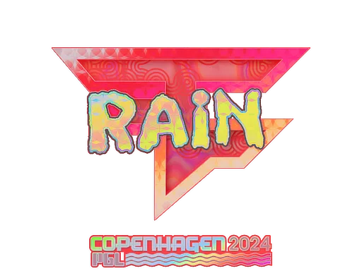 Sticker Slab | rain (Holo) | Copenhagen 2024