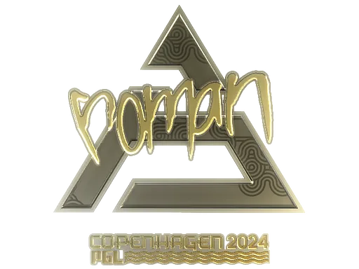 Sticker | roman (Gold) | Copenhagen 2024