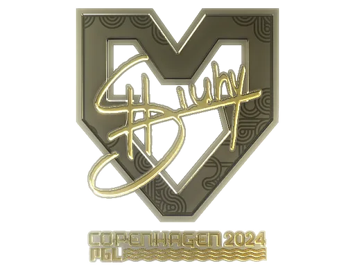 Sticker Slab | siuhy (Gold) | Copenhagen 2024