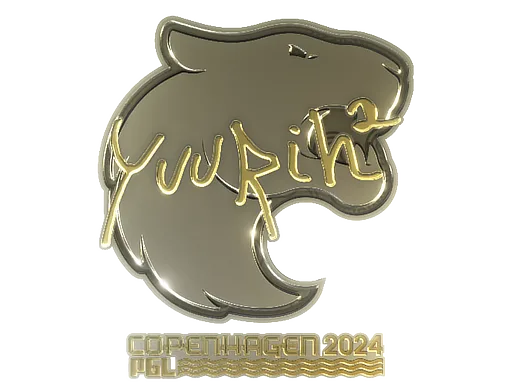 Sticker | yuurih (Gold) | Copenhagen 2024