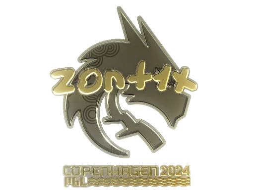 Sticker Slab | zont1x (Gold) | Copenhagen 2024